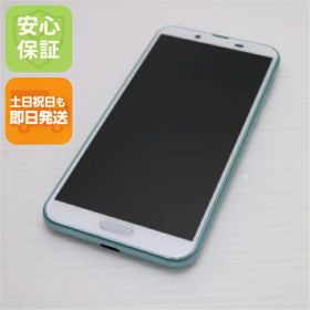 【中古】 超美品 SHV43 AQUOS sense2 アイスグリーン スマホ 本体 白ロム 中古 土日祝発送OK