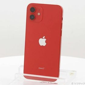 〔中古〕Apple(アップル) iPhone12 64GB プロダクトレッド MGHQ3J／A SIMフリー〔258-ud〕