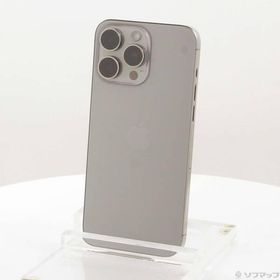 〔中古〕Apple(アップル) iPhone15 Pro Max 512GB ナチュラルチタニウム MU6W3J／A SIMフリー〔305-ud〕