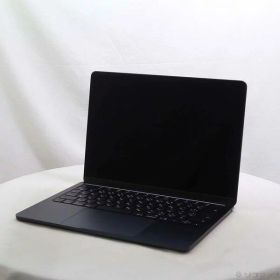 【中古】Apple(アップル) MacBook Air 13.6-inch Early-2025 MW123J／A Apple M4 10コアCPU_8コアGPU 16GB SSD256GB ミッドナイト 〔15.7 Sequoia〕 【262-ud】