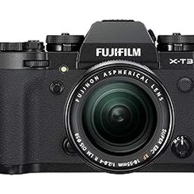 【中古】富士フイルム(FUJIFILM) ミラーレス一眼カメラ X-T3レンズキット ブラック X-T3LK-B