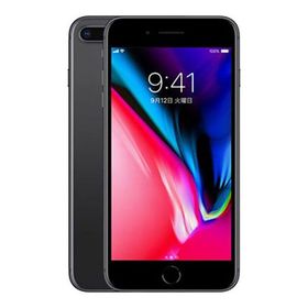 iPhone8 Plus[64GB] SIMロック解除 au スペースグレイ【安心保…