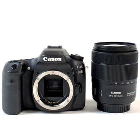 キヤノン Canon EOS 80D EF-S 18-135 IS USM レンズキット デジタル 一眼レフカメラ 中古