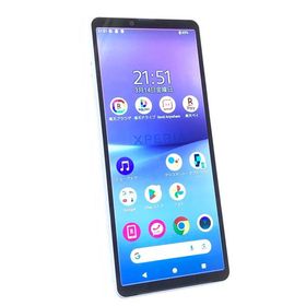 中古 SONY Xperia10 V 128GB ラベンダー XQ-DC44 SIMフリー ネットワーク利用制限▲判定 ※画面焼け ※赤ロム保証あります