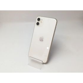 【中古】Apple au 【SIMロック解除済み】 iPhone 11 64GB ホワイト MWLU2J/A【福岡天神】保証期間1ヶ月【ランクC】