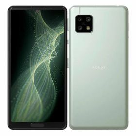【中古】【安心保証】 AQUOS sense5G A004SH[64GB] SoftBank オリーブシルバー