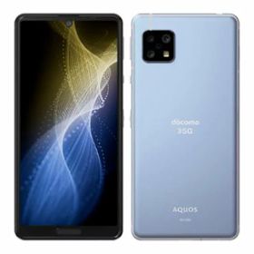 【中古】【安心保証】 AQUOS sense5G SH-53A[64GB] docomo スカイブルー
