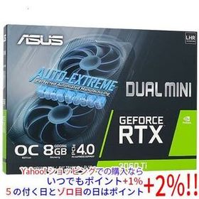 【中古】ASUS製グラボ DUAL-RTX3060TI-O8G-MINI-V2 PCIExp 8GB 元箱あり