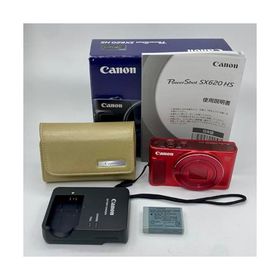 Canon コンパクトデジタルカメラ PowerShot SX620 HS レッド 光学25倍ズーム/Wi-Fi対応 PSSX620HSRE