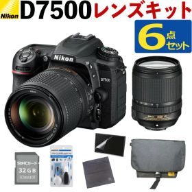 ニコン デジタル一眼レフカメラ D7500 レンズキット AF-S DX NIKKOR 18-140mm f/3.5-5.6G ED VR ステップアップ 初心者 中級者 ミドルクラス セット エントリーモデル 入門機（ラッピング不可）（熨斗対応不可）