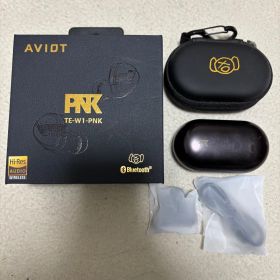 AVIOT TE-W1-PNK ピヤホン8 ワイヤレスイヤホン ブラック