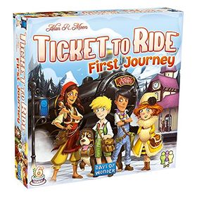 ボードゲーム 英語 アメリカ 海外ゲーム Asmodee Ticket to Ride Europe First Journey Board Game - Strategic Train Adventure, Family Fun for Kids & Adults, Ages 6+, 2-4 Players, 15-30 Minute Playtimeボードゲーム 英語 アメリカ 海外ゲーム