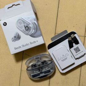 Beats Studio Buds+ クリア 付属完備 2026/5/9限定保証