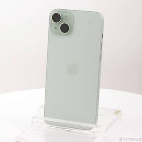 〔中古〕Apple(アップル) iPhone15 Plus 128GB グリーン MU0E3J／A SIMフリー〔276-ud〕