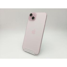 【中古】Apple 国内版 【SIMフリー】 iPhone 15 Plus 128GB ピンク MU093J/A【大須2】保証期間１ヶ月【ランクB】