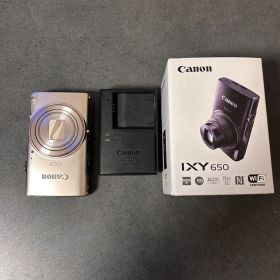 【極美品】Canon IXY 650 シルバー デジタルカメラ （メモリーは別）