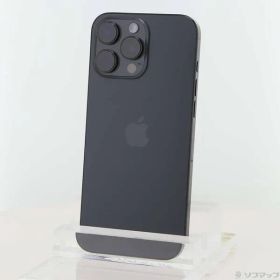 ソフマップ 〔中古品〕 iPhone16 Pro Max 1TB ブラックチタニウム MYWQ3J／A SIMフリー【258】