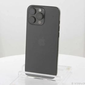 ソフマップ 〔中古品〕 iPhone16 Pro Max 1TB ブラックチタニウム MYWQ3J／A SIMフリー【196】