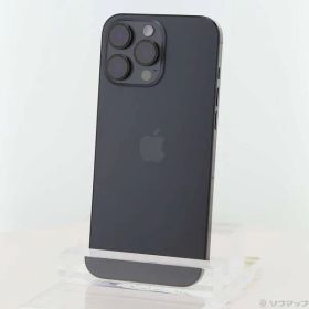 ソフマップ 〔中古品〕 iPhone16 Pro Max 1TB ブラックチタニウム MYWQ3J／A SIMフリー【269】