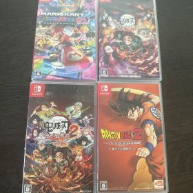 マリオカート8 デラックス & 鬼滅の刃 & ドラゴンボールZ 4本セット