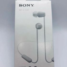 SONY ワイヤレスイヤホン WI-C100 Bluetoo 25時間 ホワイト