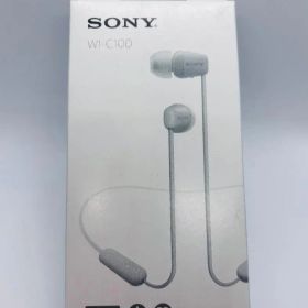 SONY ワイヤレスイヤホン WI-C100 Bluetoo 25時間 ホワイト