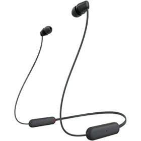 ソニー(SONY) ワイヤレスイヤホン WI-C100:Bluetooth対応/25時間スタミナ/IPX4防滴/DSEE搭載 ブラック WI-C100 BZ 小