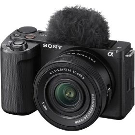 SONY デジタル一眼カメラ・パワーズームレンズキット α VLOGCAM ZV-E10 II ブラック ZV-E10M2K B (納期目安2-3週間) ZVE10M2KB