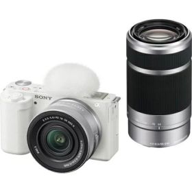 ソニー SONY VLOGCAM ZV-E10XW ホワイト ダブルズームレンズキット ミラーレス一眼デジタルカメラ ZVE10XW