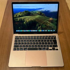 【美品】Apple MacBook Air M1/8GB/256GB ゴールド