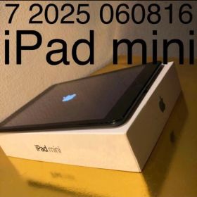 7 2025 060816美品 iPad mini アイパッドミニ 黒ブラック