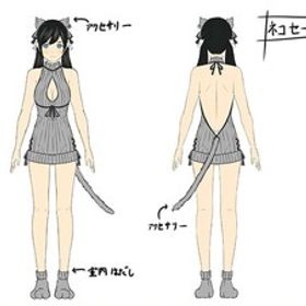 LoveR Kiss Endless Memories Switch版 ebten限定特典オリジナルコスチュームDLC「DTK ネコセーター」(エビテン/狙い撃ちセーター/DLC衣装)