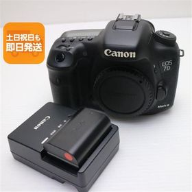 超美品 EOS 7D Mark II ブラック 即日発送 一眼レフ Canon 本体 あすつく 土日祝発送OK