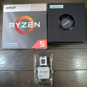 AMD Ryzen 5 3400G 箱 ファンつき