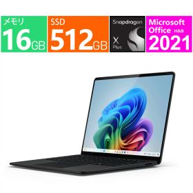 マイクロソフト ノートパソコン 13.8 型(インチ) Surface Laptop 第7世代 ZGM-00056 [ブラック] Snapdragon X Plus X1P-64-100 10コア メモリ：16GB SSD：512GB Windows 11 Home Office付き 展示品