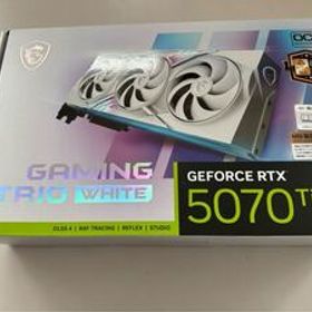 新品未開封 MSI GeForce RTX 5070ti GAMING TRIO WHITE