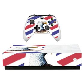 MightySkins Skin for Microsoft Xbox One S オールデジタル版 - イーグルヘッド | 保護性、耐久性、ユニークなビニールデカールラップカバー | 簡単に貼り付け