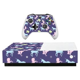 MightySkins Skin for Microsoft Xbox One S All-Digital Edition - Unicorn Dream | Protective, Durable, and Unique Vinyl Decal wrap Cover | Easy to Apply