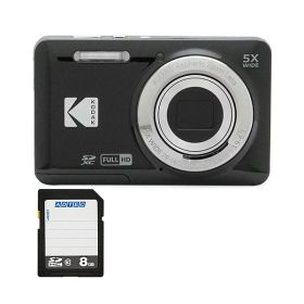 コンパクトデジタルカメラ PIXPRO ブラック FZ55BK2A ＋ 8GB SDHCメモリカード 1セット デジタルカメラ デジカメ カメラ 写真カメラ デジタルカメラ デジタルカメラ