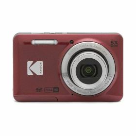 コダック コンパクトデジタルカメラ FZ55RD レッド デジタルカメラ デジカメ カメラ 写真 PC パソコン 周辺機器 家電 AV OA 赤 鮮やかな赤に包まれた、驚くほどコンパクトなデジタルカメラ 美しい瞬間を捉えるために生まれたFZ55RDレッド あなたの写真を鮮やかに彩り、感動