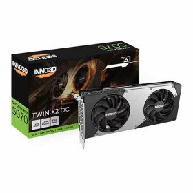 INNO3D GeForce RTX 5070 TWIN X2 OC 2.0スロット厚 グラフィックボード｜GD5070-12GERX2OC