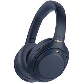 【中古】「未使用品」ソニー ワイヤレスノイズキャンセリングヘッドホン WH-1000XM4 : LDAC/ Alexa搭載/Bluetooth/ハイレゾ 最大30時間連続再生 密閉型/WH-1000XM4 LM ミッドナイトブルー
