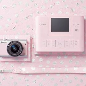 【中古】【非常に良い】Canon ミラーレス一眼 EOS M100 リミテッドピンクフォトキット EF-M15-45 IS STM/SELPHY CP1300付属