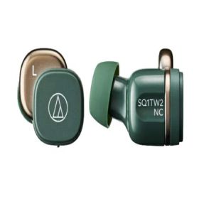 オーディオテクニカ(audio-technica) ATH-SQ1TW2NC-GR フォレストグリーン 完全ワイヤレスノイズキャンセリングイヤホン