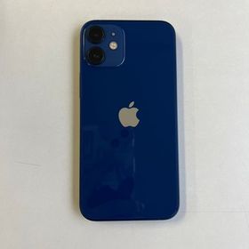 美品 iPhone 12 mini 64GB ブルー バッテリー100% - 1054