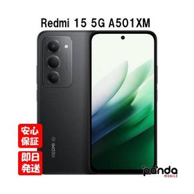 【土日、祝日発送】新品未使用品【Sランク】SotBank版SIMフリー Xiaomi Redmi 15 5G A501XM ミッドナイトブラック 4549046156198