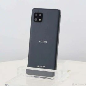 【中古】SHARP(シャープ) AQUOS sense6 64GB ブラック SH-M19 SIMフリー 【258-ud】