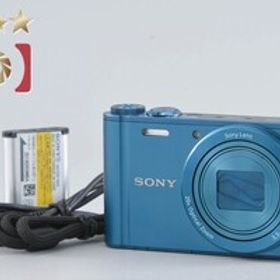 【中古】SONY ソニー Cyber-shot DSC-WX300 ブルー コンパクトデジタルカメラ 多言語対応