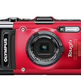 【中古】［非常に良い］OLYMPUS デジタルカメラ STYLUS TG-3 Tough レッド 1600万画素CMOS F2.0 15m防水 100kgf耐荷重 GPS+電子コンパス&内蔵Wi-Fi TG-3 RED