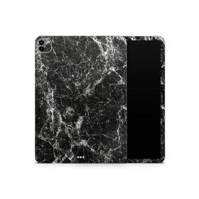 DesignSkinz - Compatible with iPad Pro 10.5" - Skin Decal Protective Scratch Resistant Vinyl Wrap - Black Scratched Marble_並行輸入